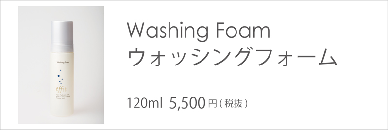 エフィット ウォッシングフォーム